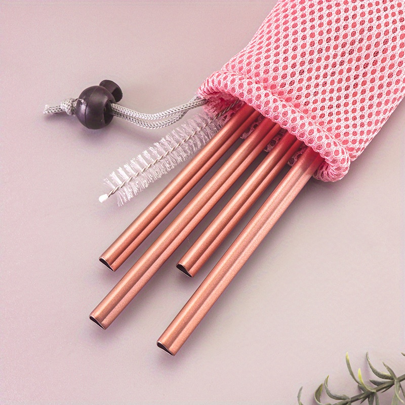 Heart Shaped Reusable Straws Stainless Steel Drinking - Temu