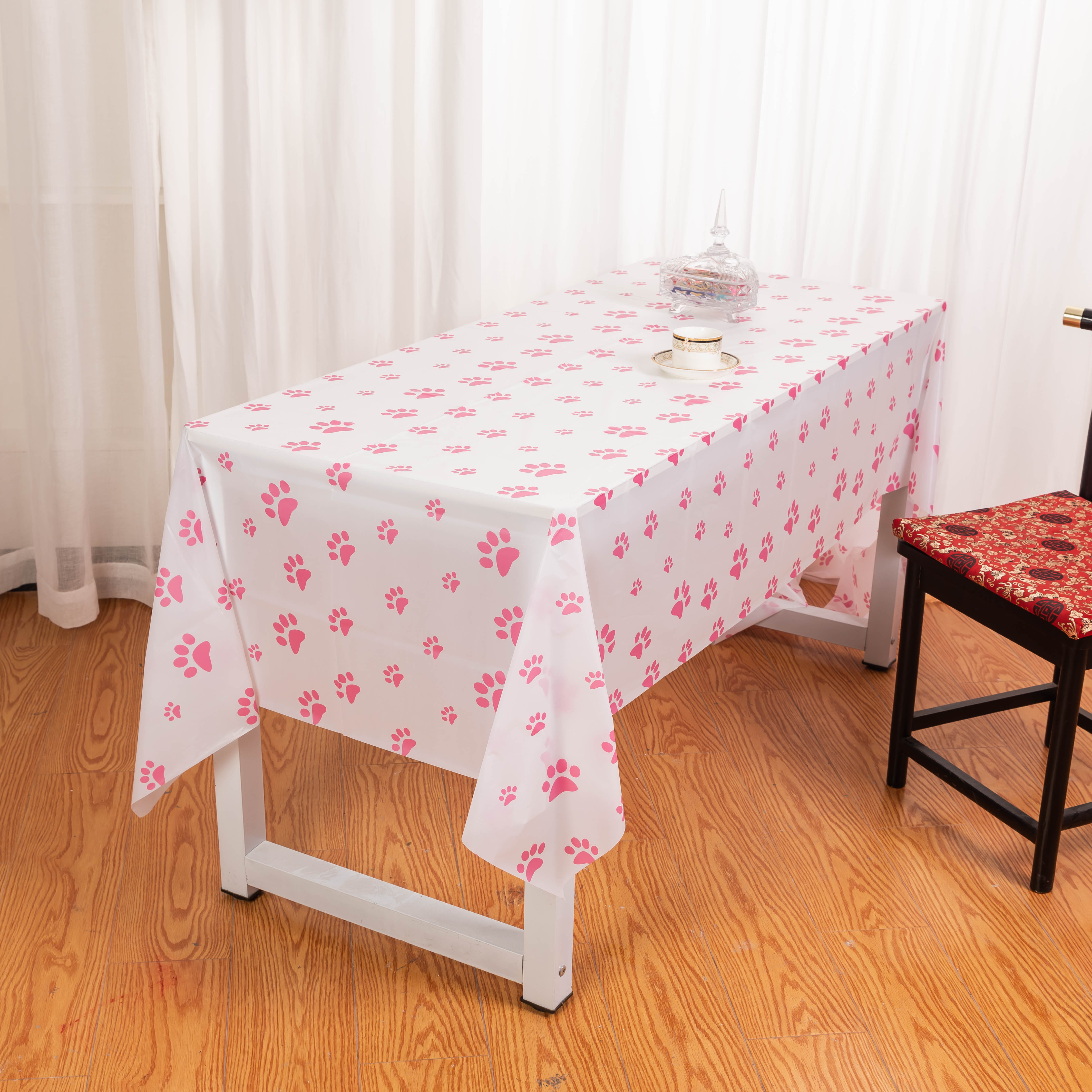 peva tablecloth valentines day