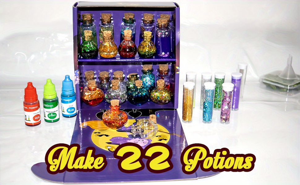 Potion Magique Enfant 6 7 8 9 10 Ans, Kit de Fabrication Potions