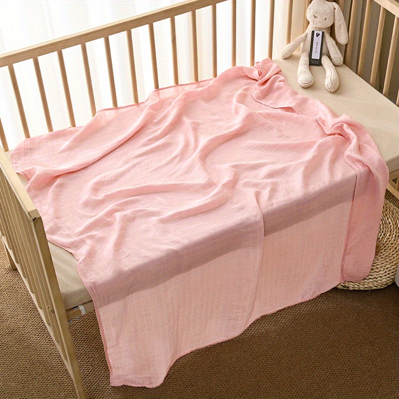 Soft Bamboo Fiber Baby Wrapping Blanket for Comfort