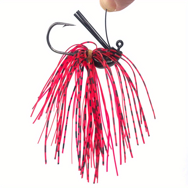 Skirted Jig Lure Spinner Bait Bass Pike Fishing Rubber Jig - Temu Canada