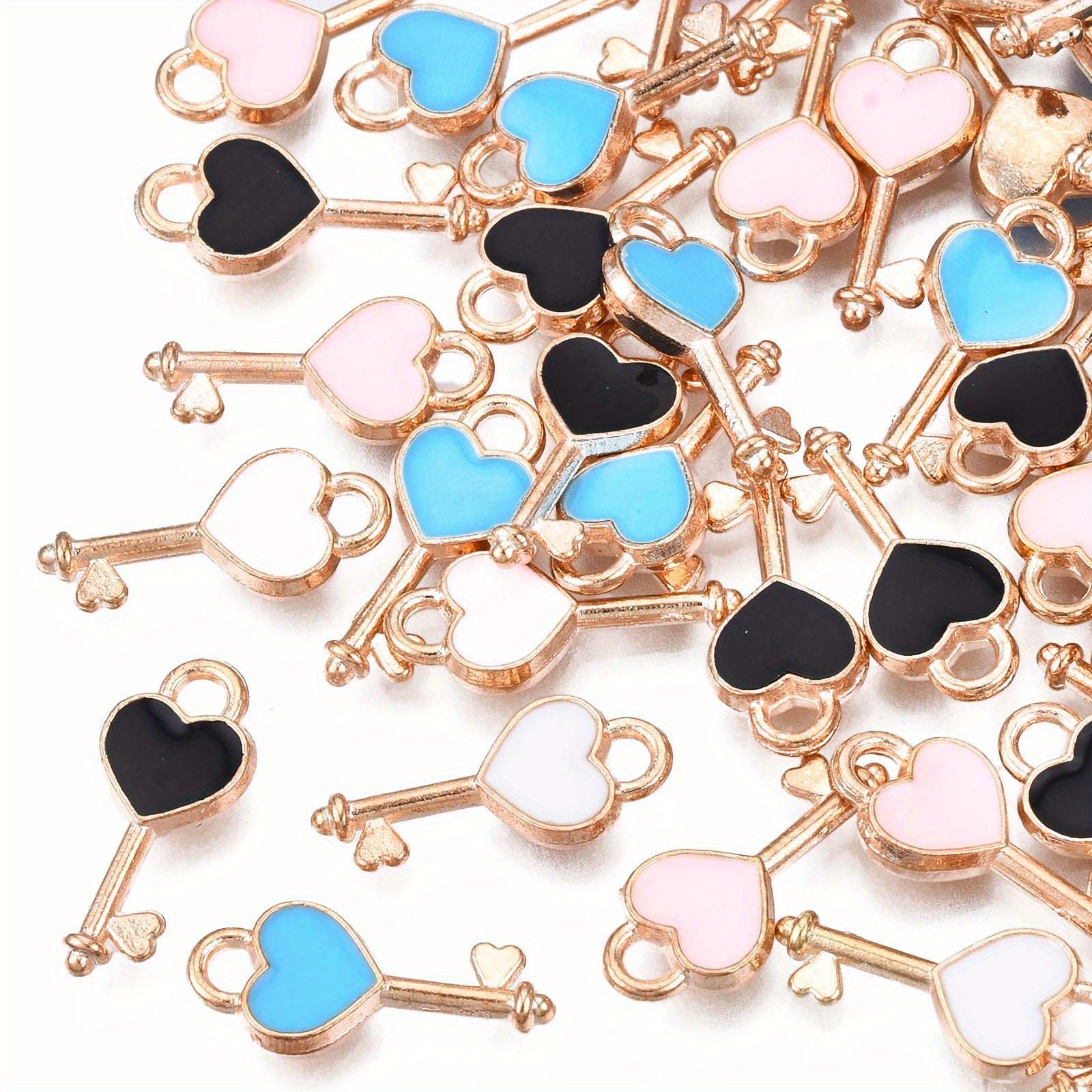 Mixed Styles Jewelry Making Charms Golden Enamel Plated - Temu