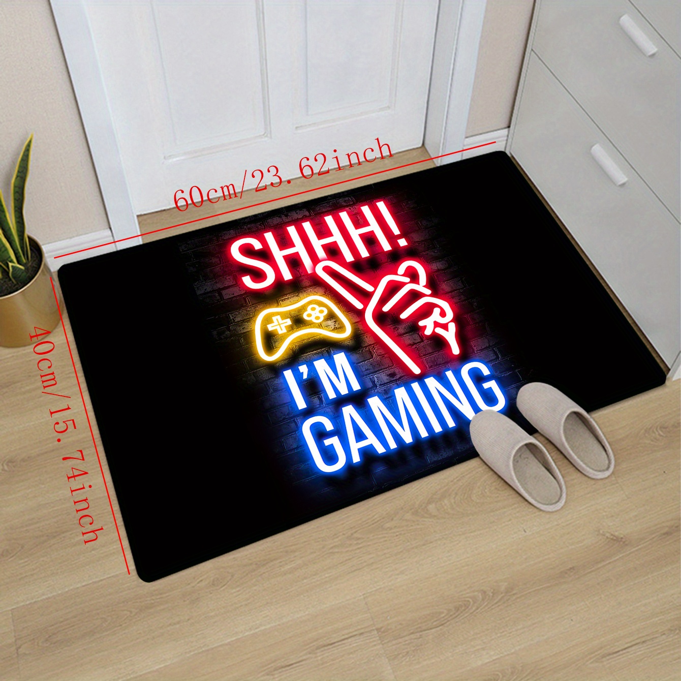 DouZhe Black Eat Sleep Games Stickers Pattern Area Rugs Non-Slip Machine  Washable Floor Mat, Eat Sleep Games Tags Old School Stickers Style Carpet