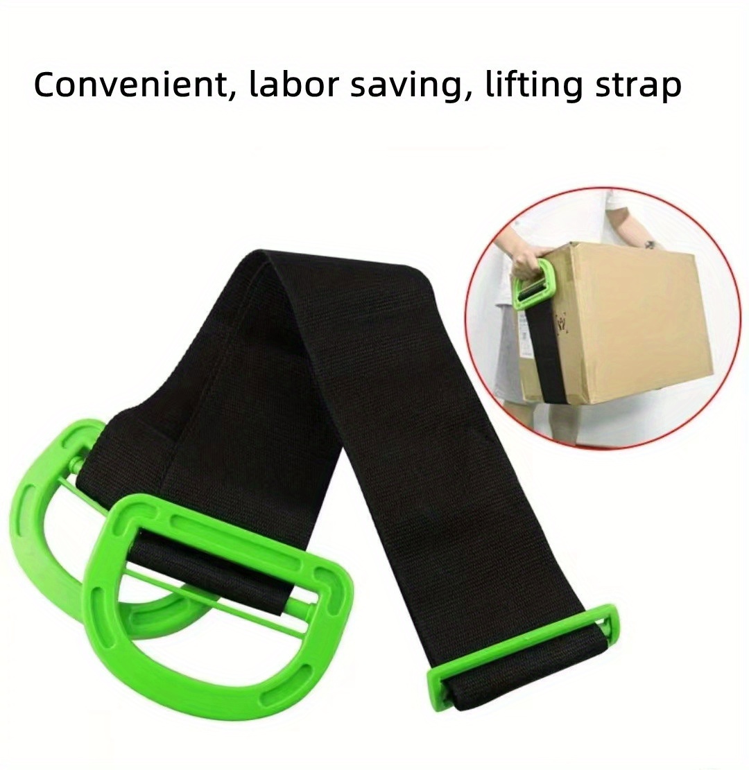 1pc Moving Lifting Straps With Adjustable Buckle Heavy Duty