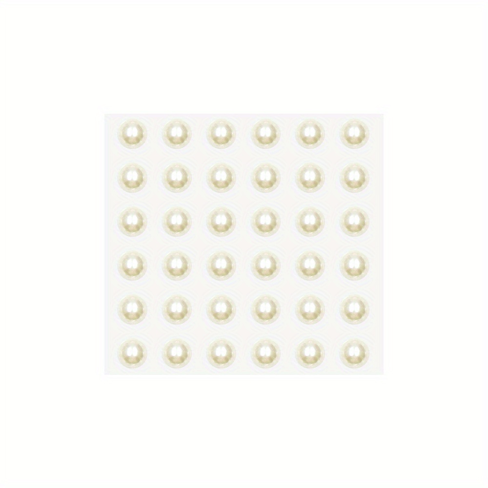 2582Pcs Self Adhesive Hair Pearls Stickers, Self Adhesive Pearl