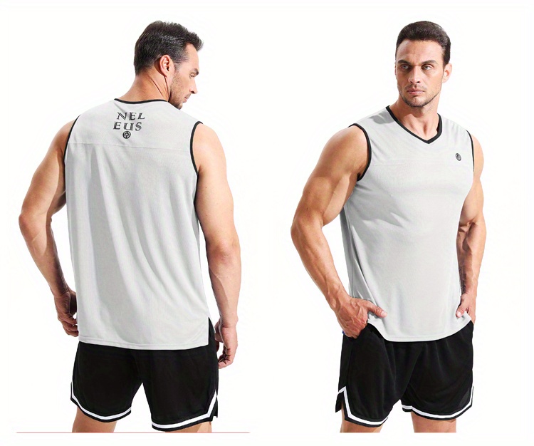 Men's V neck Sports Vest Quick Drying Breathable Outdoor - Temu