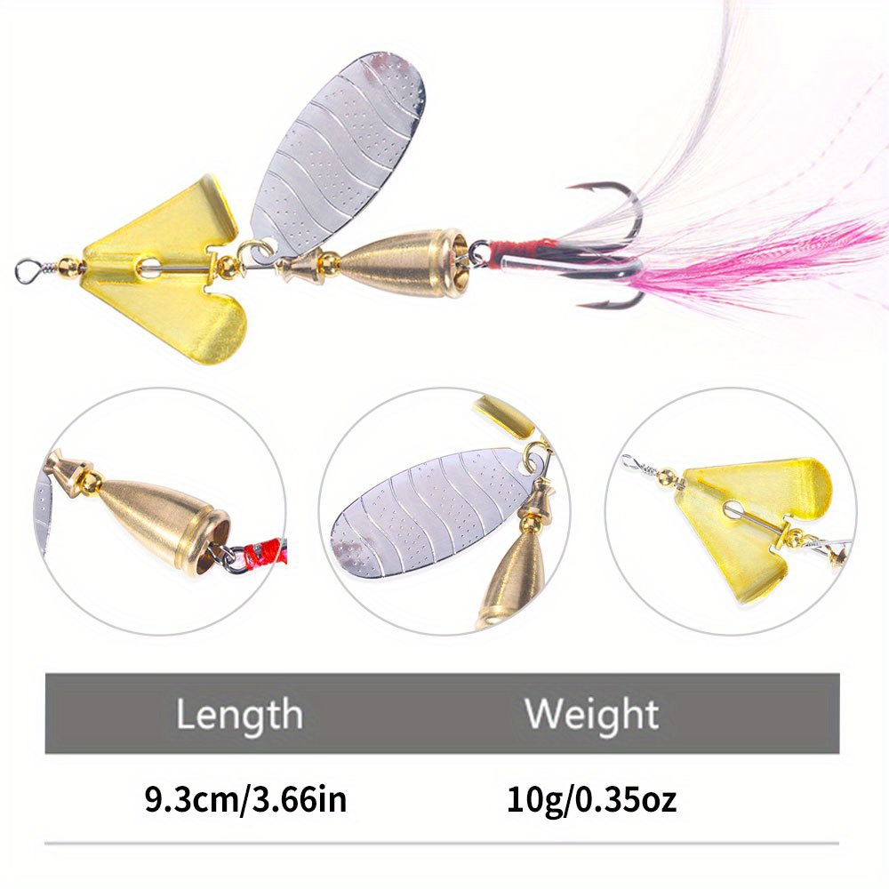 Hard Metal Spinner Fishing Spoon Lures - AWAZ90021 - IdeaStage