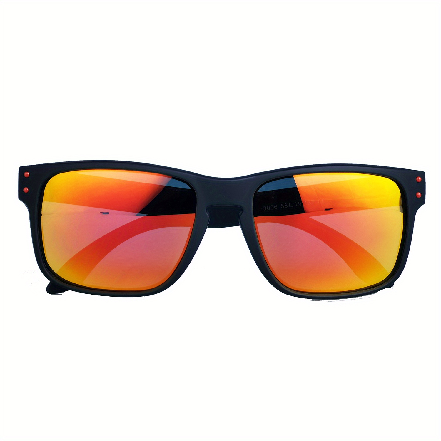 Gafas De Sol Polarizadas Para Hombre Lentes Cuadrado Sport Espejo