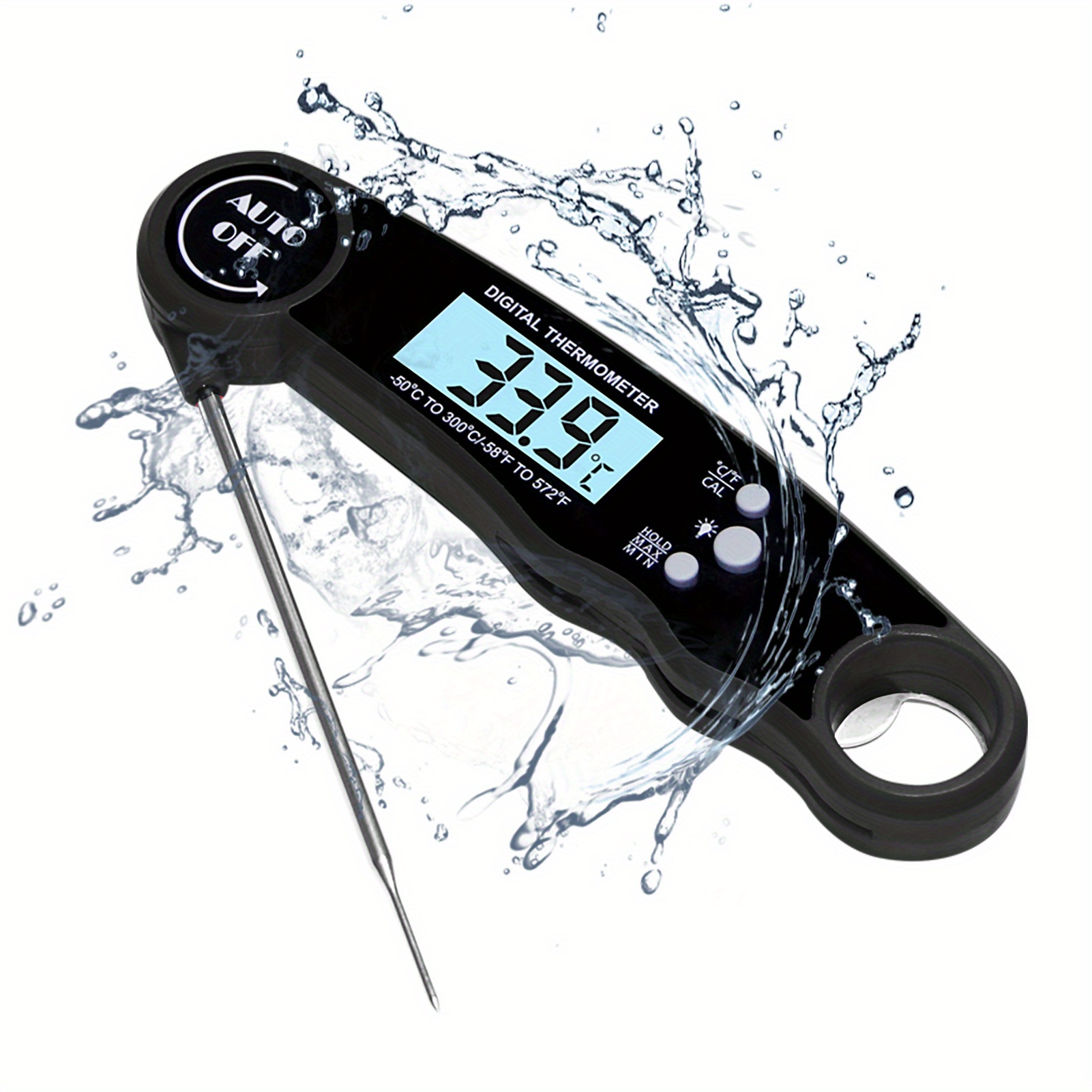 Digital Meat Thermometer Instant Read Waterproof Food - Temu