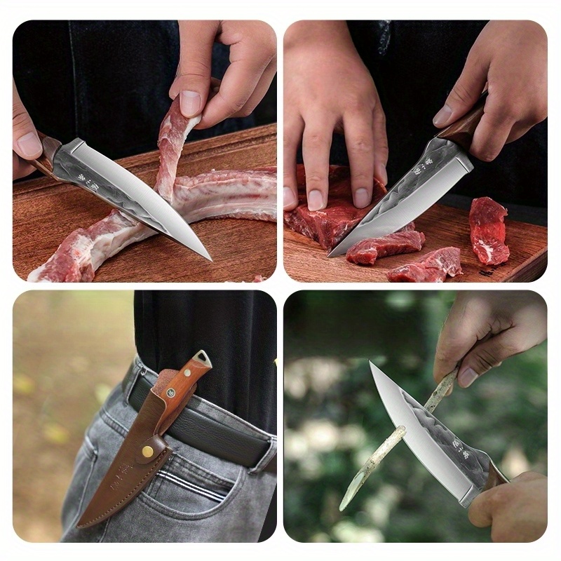 Fruit Knives Stainless Steel, Zhang Koizumi Kitchen Knife, Household High- end Fruit Knives, Boning Knives, Outdoor Portable Fish Killing Knives,  Forged High Carbon Steel Kitchen Knives, Kitchen Tools, Kitchen Supplies -  Temu