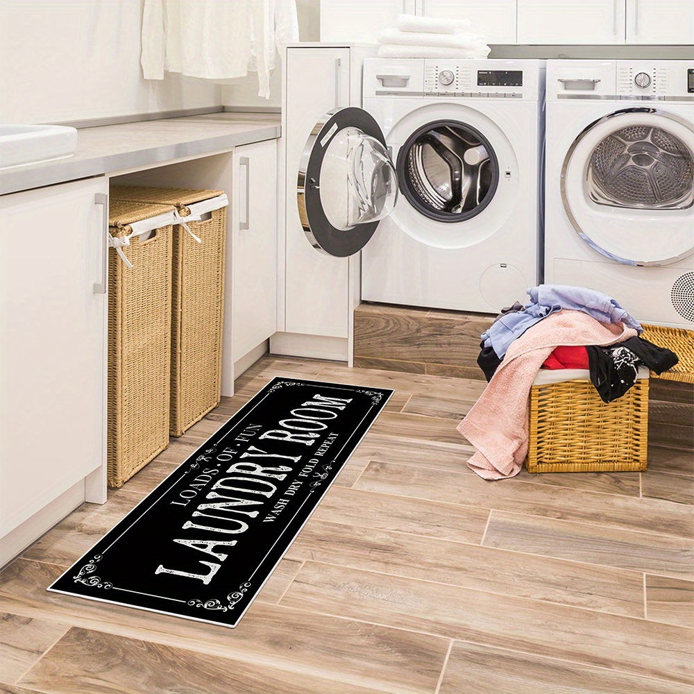 Laundry Room Rugs Decor Runner Rug Laundry Room Mats Floor - Temu
