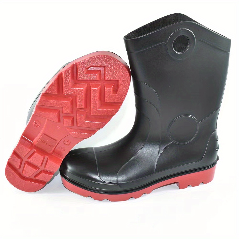 Red Sole PVC Gum Boot