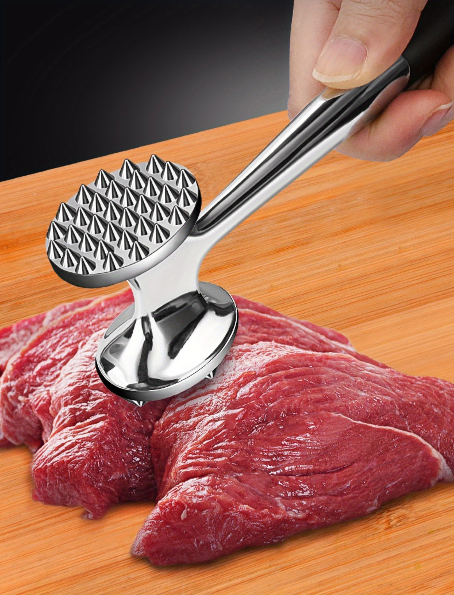 1pc Meat Tenderizer Hammer Tool Mallet Pounder For Kitchen Tenderizing  Steak Beef Poultry - Tools & Home Improvement - Temu Bulgaria