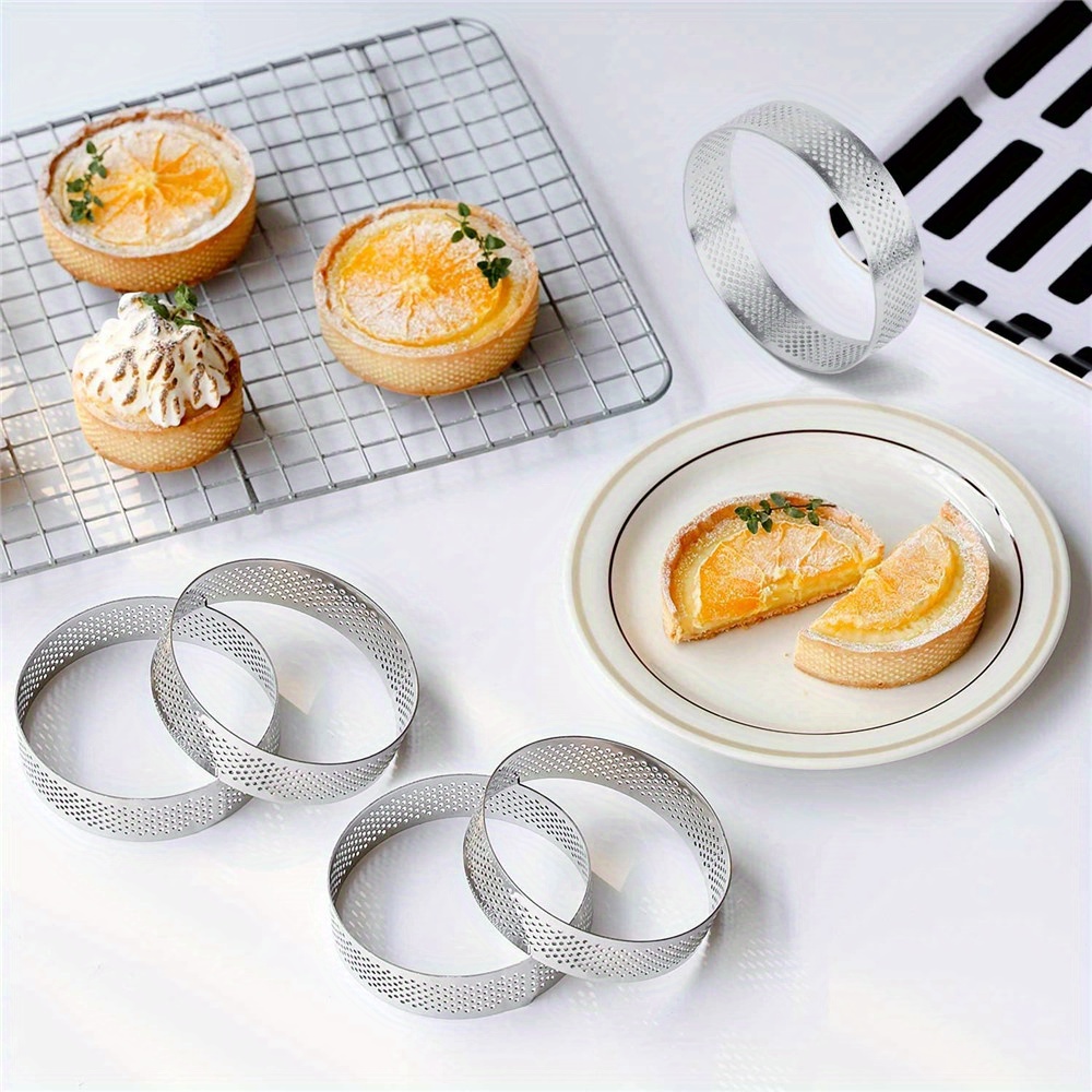 Tart Ring Stainless Steel Tartlet Mold Circle Cutter Pie Temu