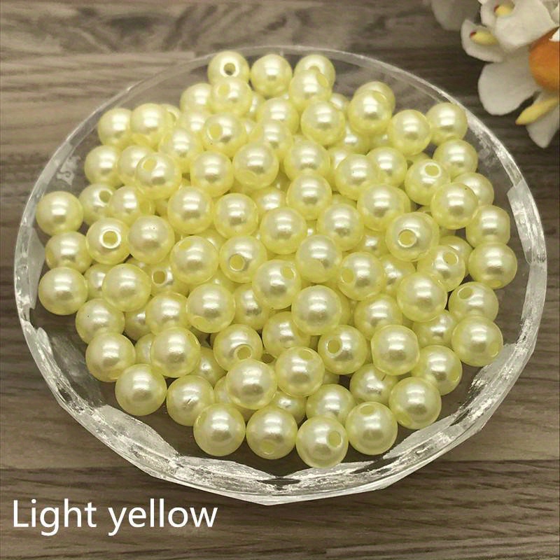 1480 Perle per Bigiotteria Beige, Diametro 4,6,8,10 mm Perle d'arte Rotonde  Finte Perline con Foro per la Creazione di Gioielli, Collane, Bracciali,  Gioielli Fai da te : : Casa e cucina