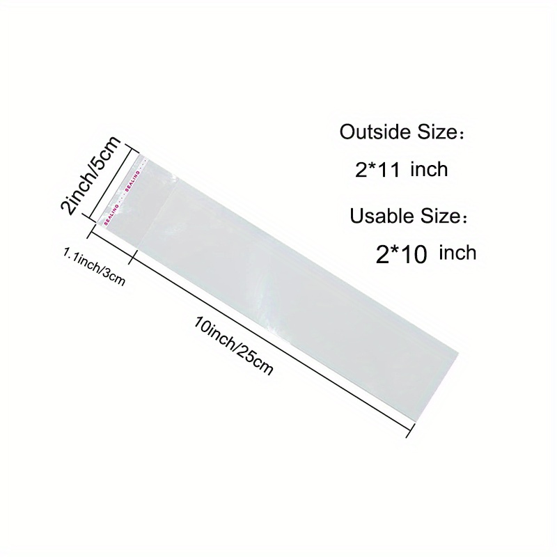 Clear Plastic Resealable Self-adhesive Sealing Reclosable