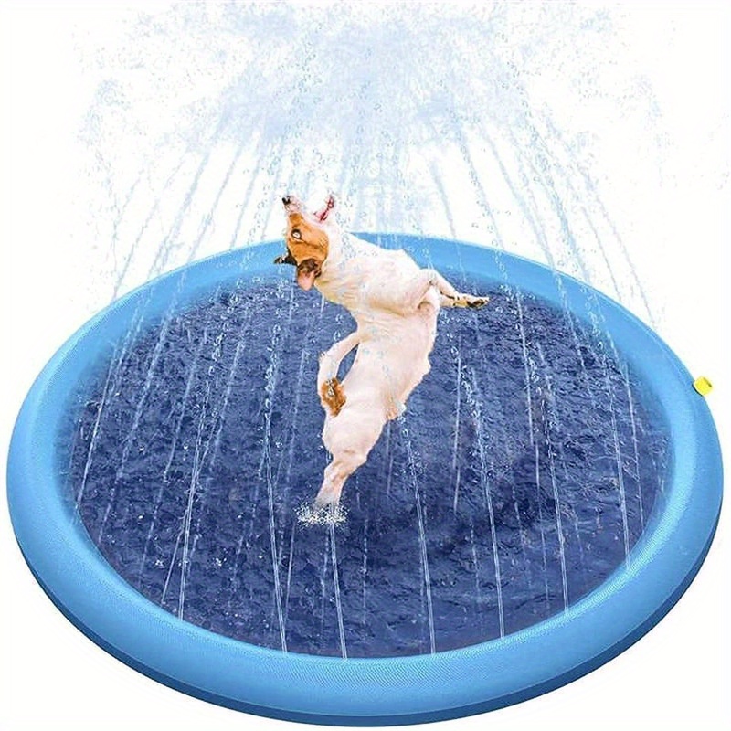 Pet Spray Pad Dog Bath Pool Vasca Da Bagno Resistente E Spessa Per Cani  Giocattoli Acquatici Estivi Per Animali Domestici All'aperto