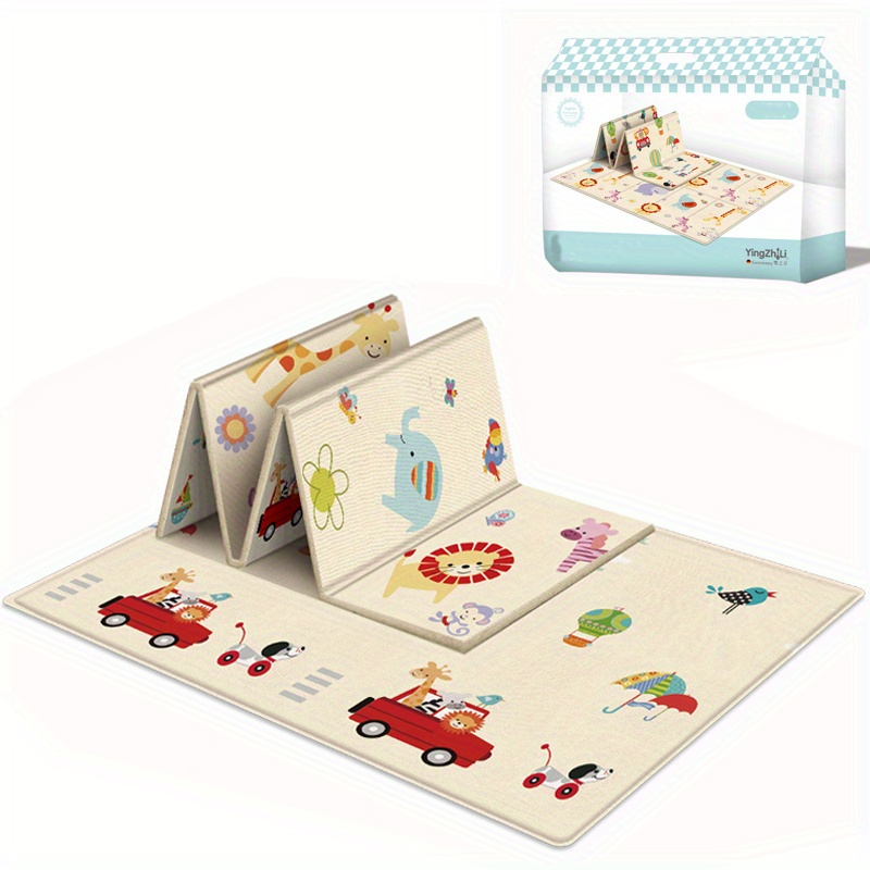 Acheter Tapis de jeu imperméable pour bébé Tapis rampant Tapis à double  surface Tapis de dessin animé animal pour tapis de jeu pour enfants
