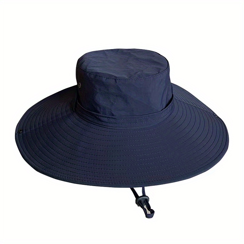 Mens Hat Summer Oversized Brim Waterproof Quick Drying Sunshade