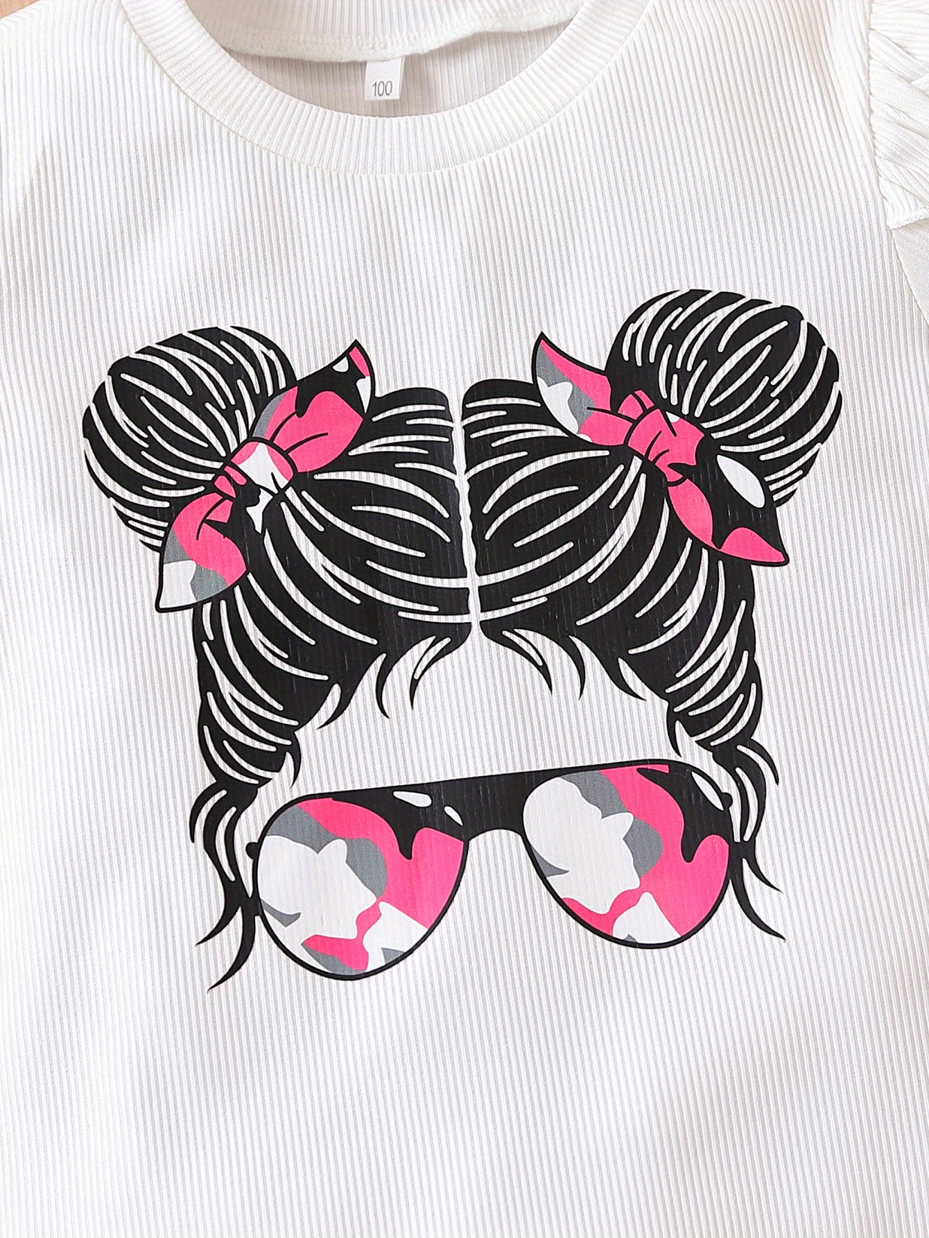  Cute Cartoon Bug Flying Casual Bodysuit Tops for Women