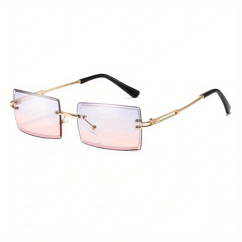 Rimless Sunglasses Gradient Glasses UV400