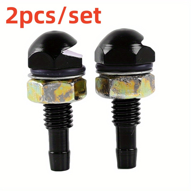 2pcs/set Boquilla Pulverización Agua Parabrisas Coche - Temu