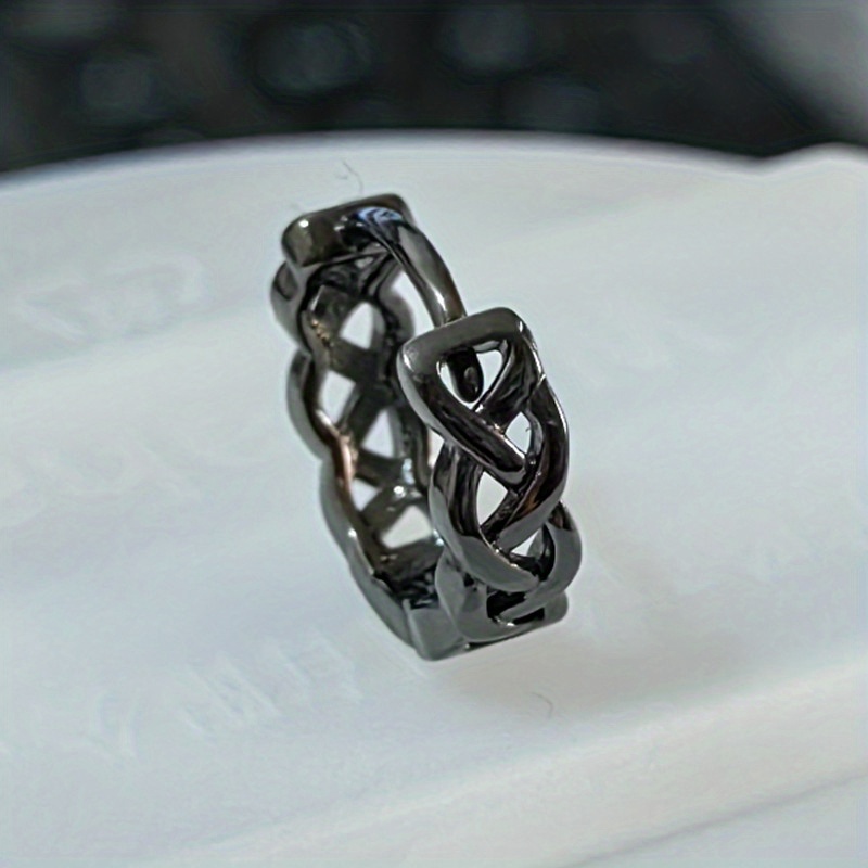 Stylish Copper Woven Earrings for Men