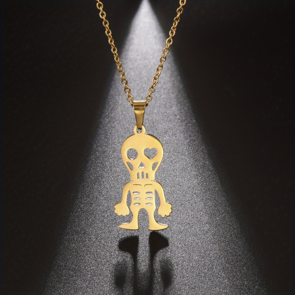 spooky necklace 9K GOLD-