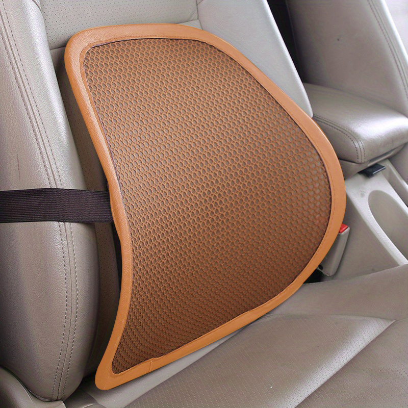 Universal Car Back Support Chair Massage Lumbar Support Waist Cushion Mesh  Ventilate Cushion Pad For Car Office Home - Temu