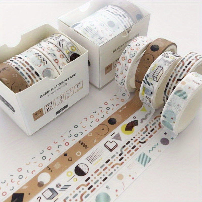 Japanese inspired Washi Tape Diy Creative Journaling Set For - Temu