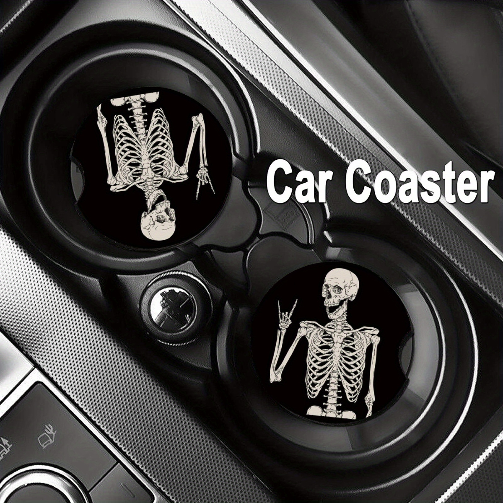 Car Cup Holder Coasters Absorbent Ceramic Stone Car Coasters Temu