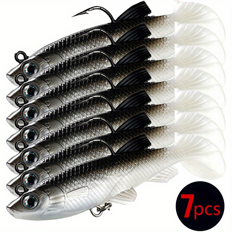 Skmially 5pcs Kit Fishing Lure Soft Lure 8cm 12 5g Artificial Bait