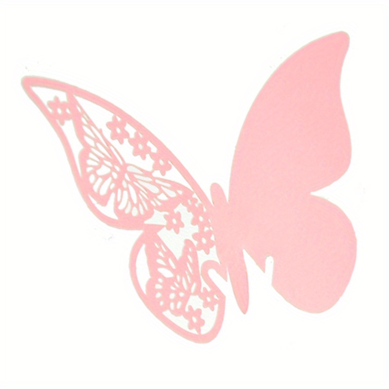50pcs Butterfly Table Mark Wedding Party Place Cards