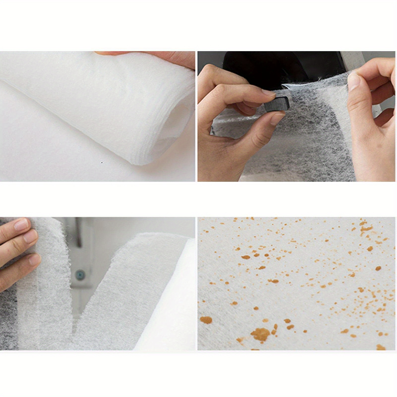 10m Long Range Hood Oil-absorbing Paper Engine Hood Filter Grease Filter Anti-oil Filter Paper Anti-oil Sticker Anti-smoke Paper White