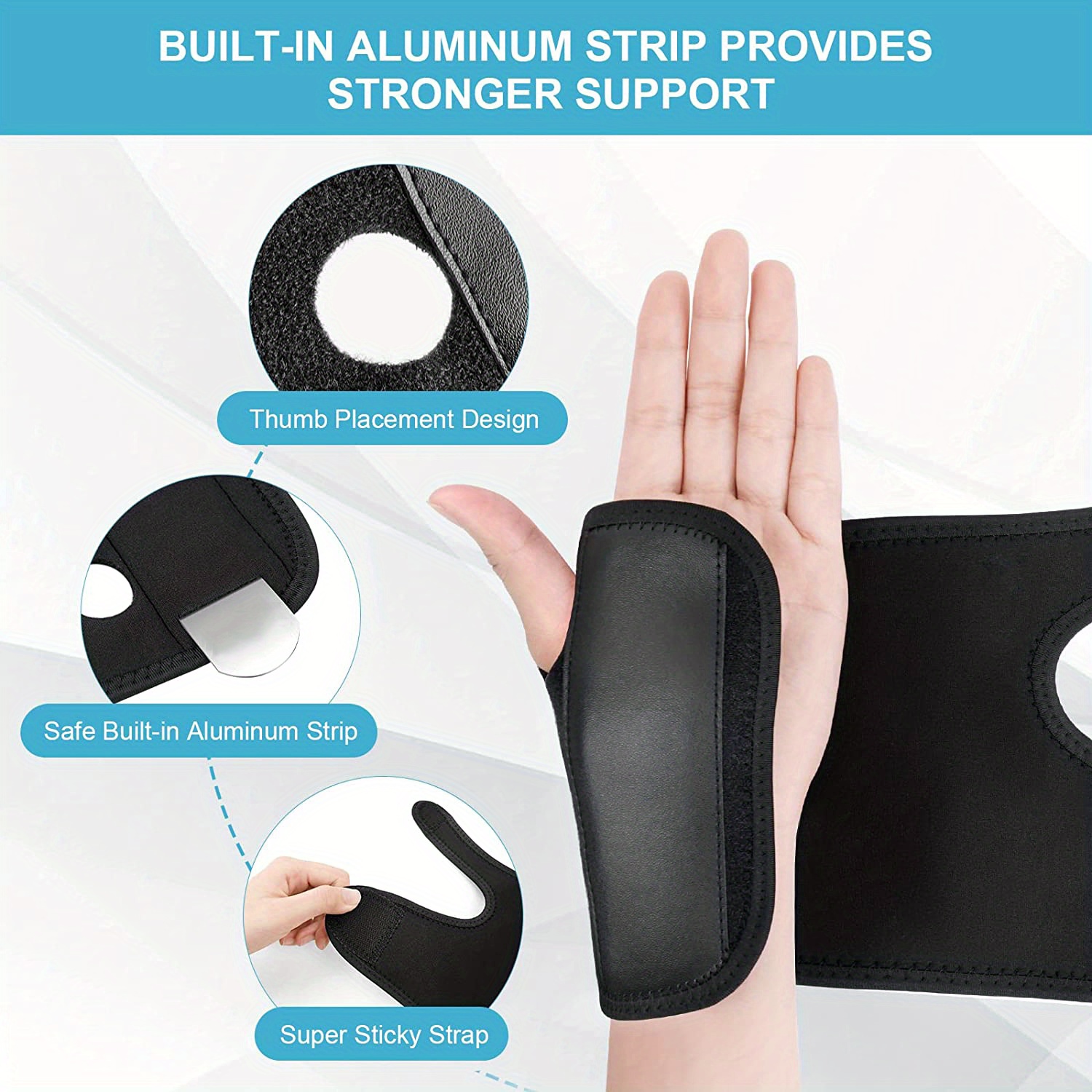 Relieve Joint Discomfort Strain Carpal Tunnel Wrist Splint - Temu