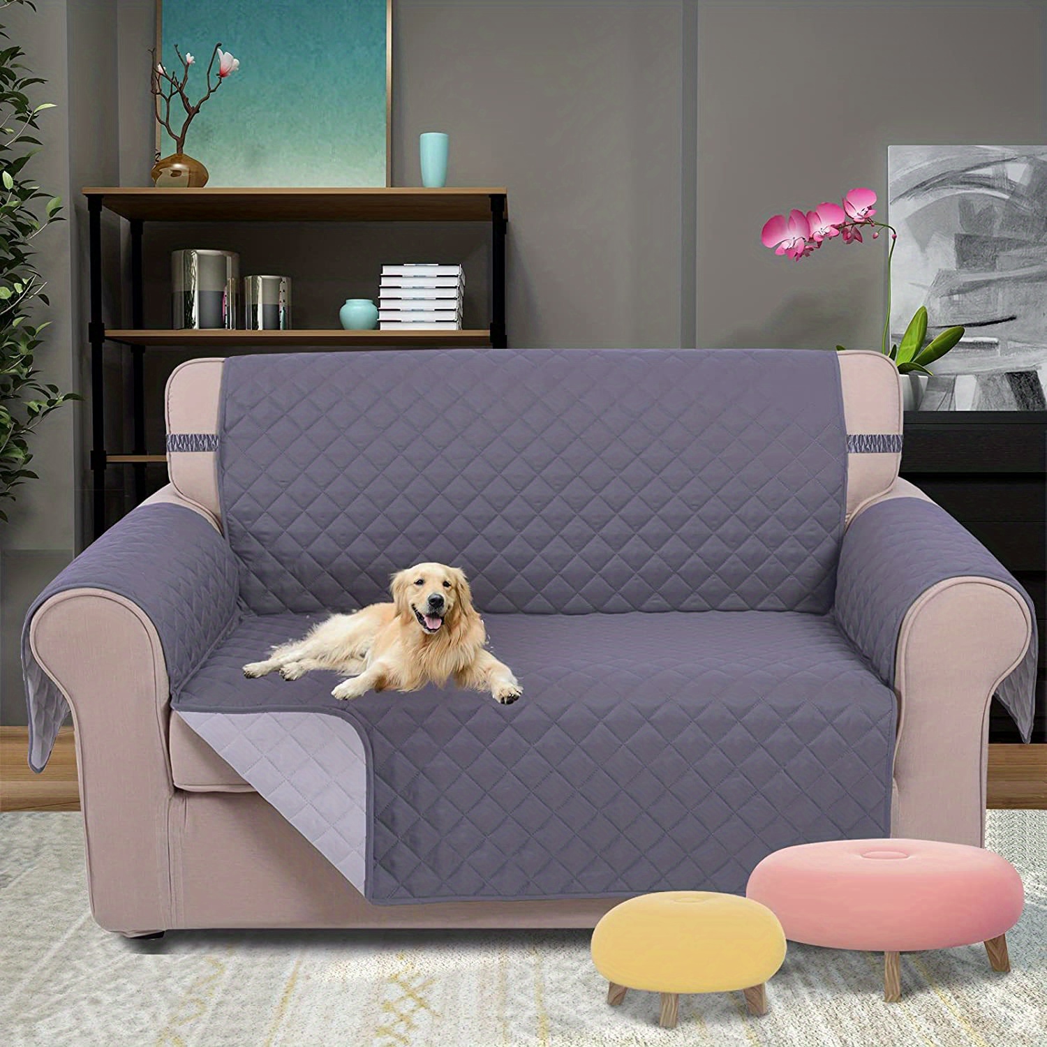 Wasserdichte Stepp Sofa Couch Abdeckung Haustier Hund Kinder Matte