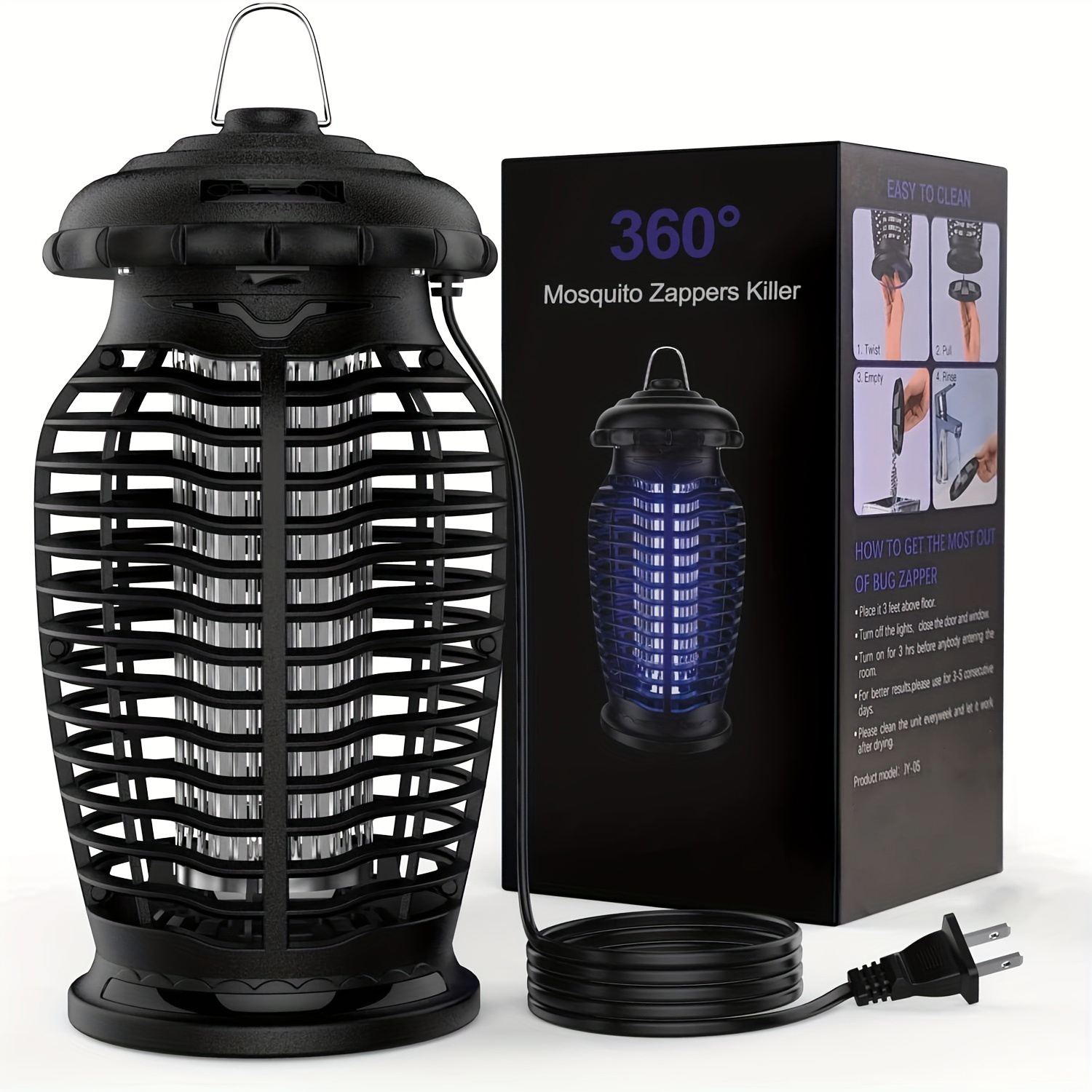 Bug Zapper Lantern  Zap N Trap Plastic Outdoor Insect Trap / Bug