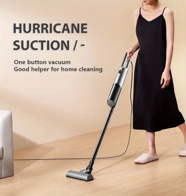1pc 14000pa handhold stick vacuum cleaner 3 in 1 lightweight ultra quiet cleaner for hardwood floors carpets cars pet hair kitchen window gap multifunction ultra lightweight high power mite corded vacuum cleaner details 0