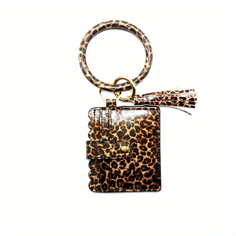 LV/Cheetah key chain/card holder