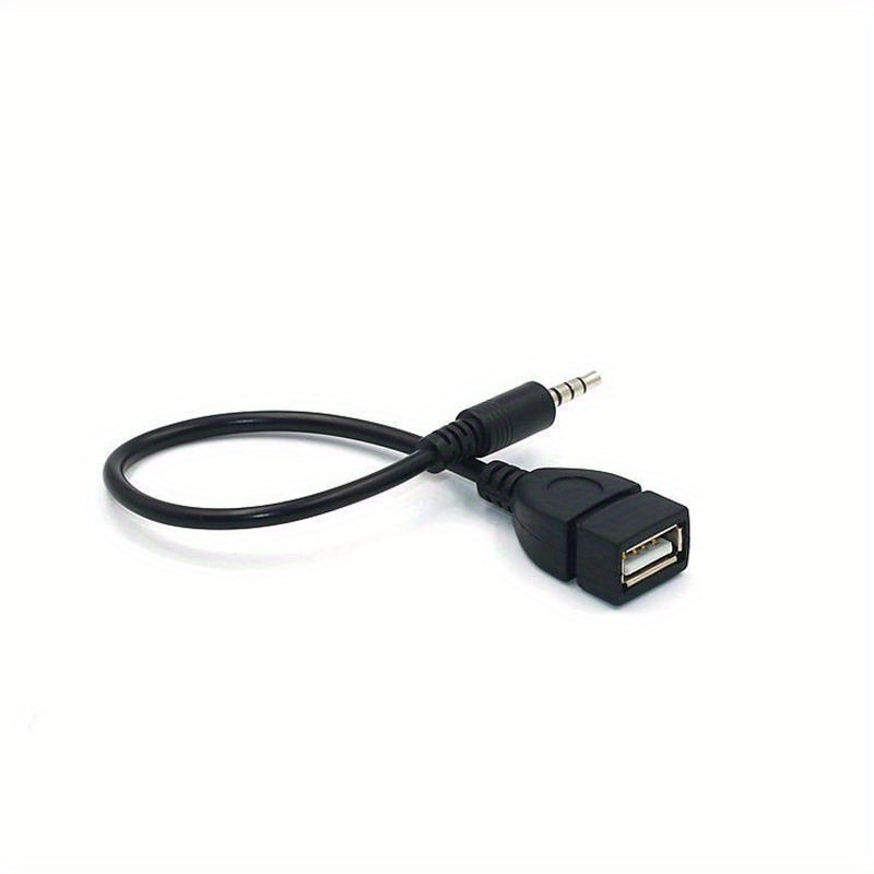 Usb Cable Audio Automóvil 3 5 Mm Cable Adaptador Otg 3 5 Mm - Temu