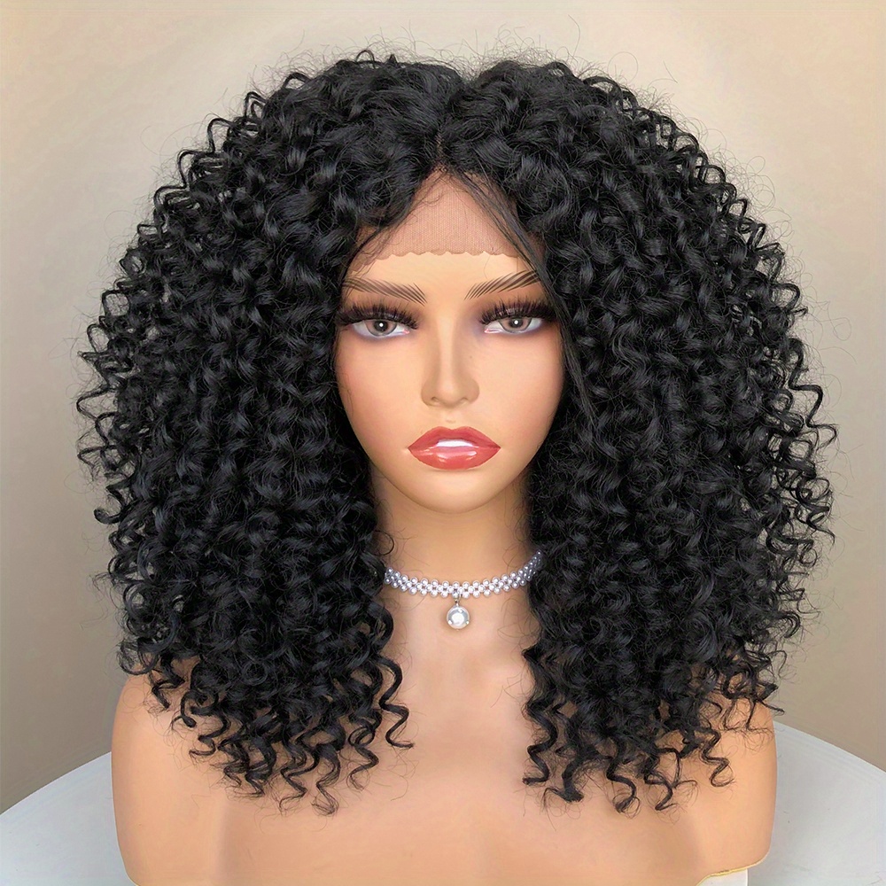 Afro Lace Front Wigs Synthetic Curly Wigs Women Temu