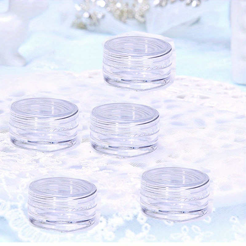 36 Pack 4 OZ Jars Round Clear Cosmetic Container with Lids, Eternal Moment Plastic  Slime Jars for Lotion, Cream, Ointments, Makeup, Eye shadow, Rhinestone,  Samples, Pot, Travel Storage - Yahoo Shopping