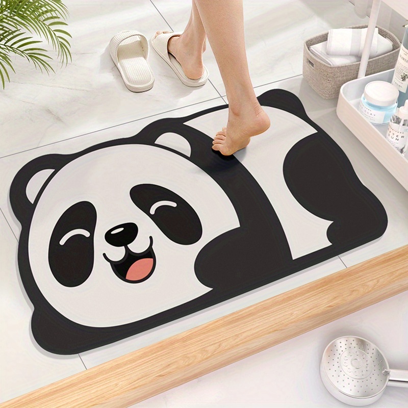 Super Absorbent Bath Mat,Cute Cartoon Bathroom Entrance Anti-slip