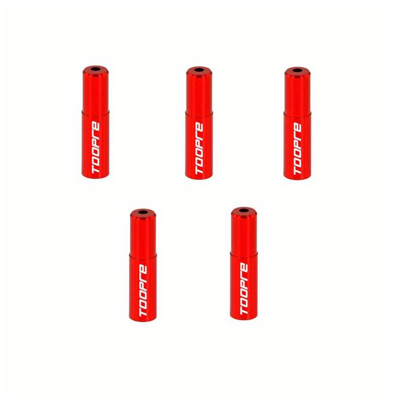 10-Pack 5mm Brake Cable End Caps & Ferrules – 6 Colors Available