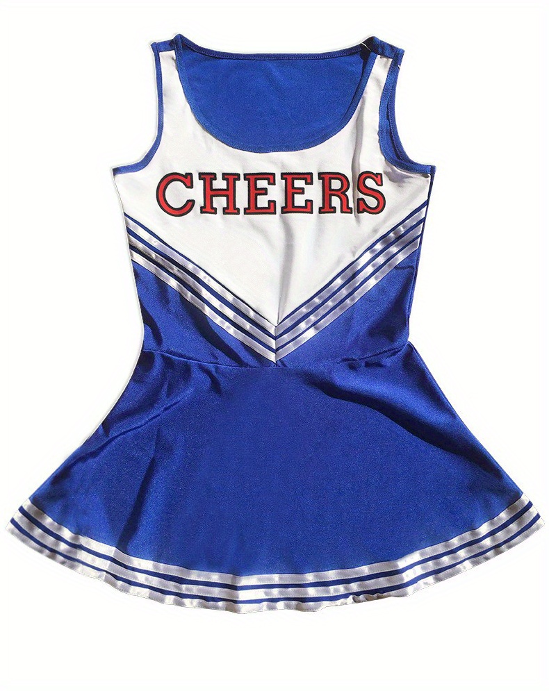 Classic Cheerleader Dress Cheer Uniform Carnival Costume - Temu Canada