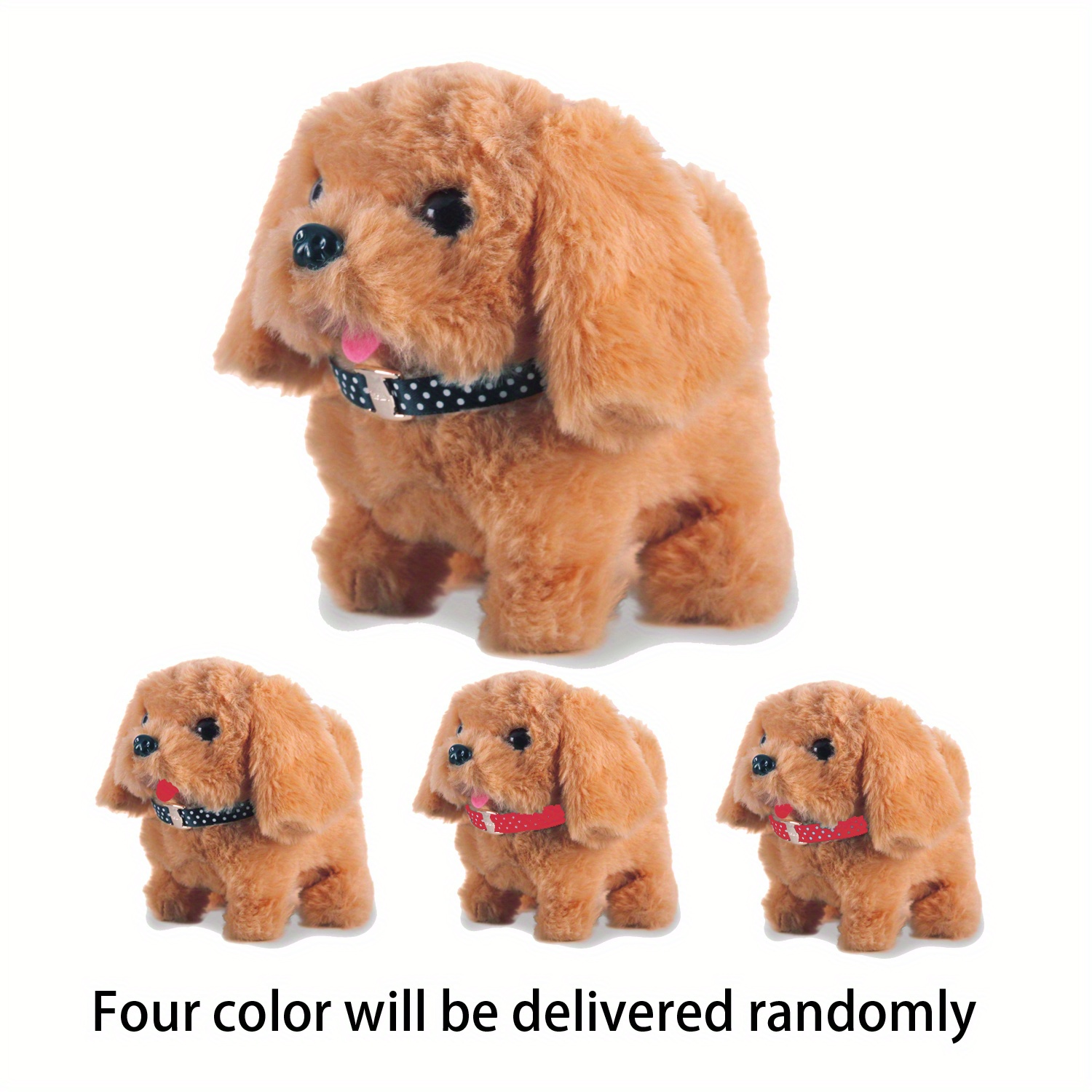 Cute Interactive Plush Dog Toys (Wiggles, Vibrates & Barks – Dog Toys for  Boredom & Stimulating Play) 