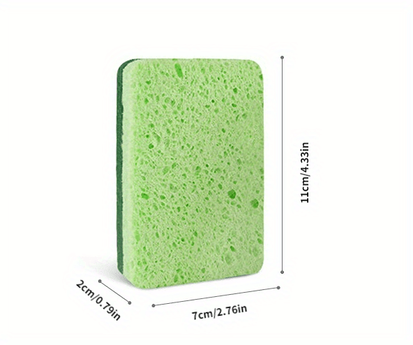 5/10/20pcs, Green Heavy Duty Scrub Sponges and Scouring Pad - Ideal for  Cleaning Kitchen, Dishes, and Bathroom - Tough and Durable