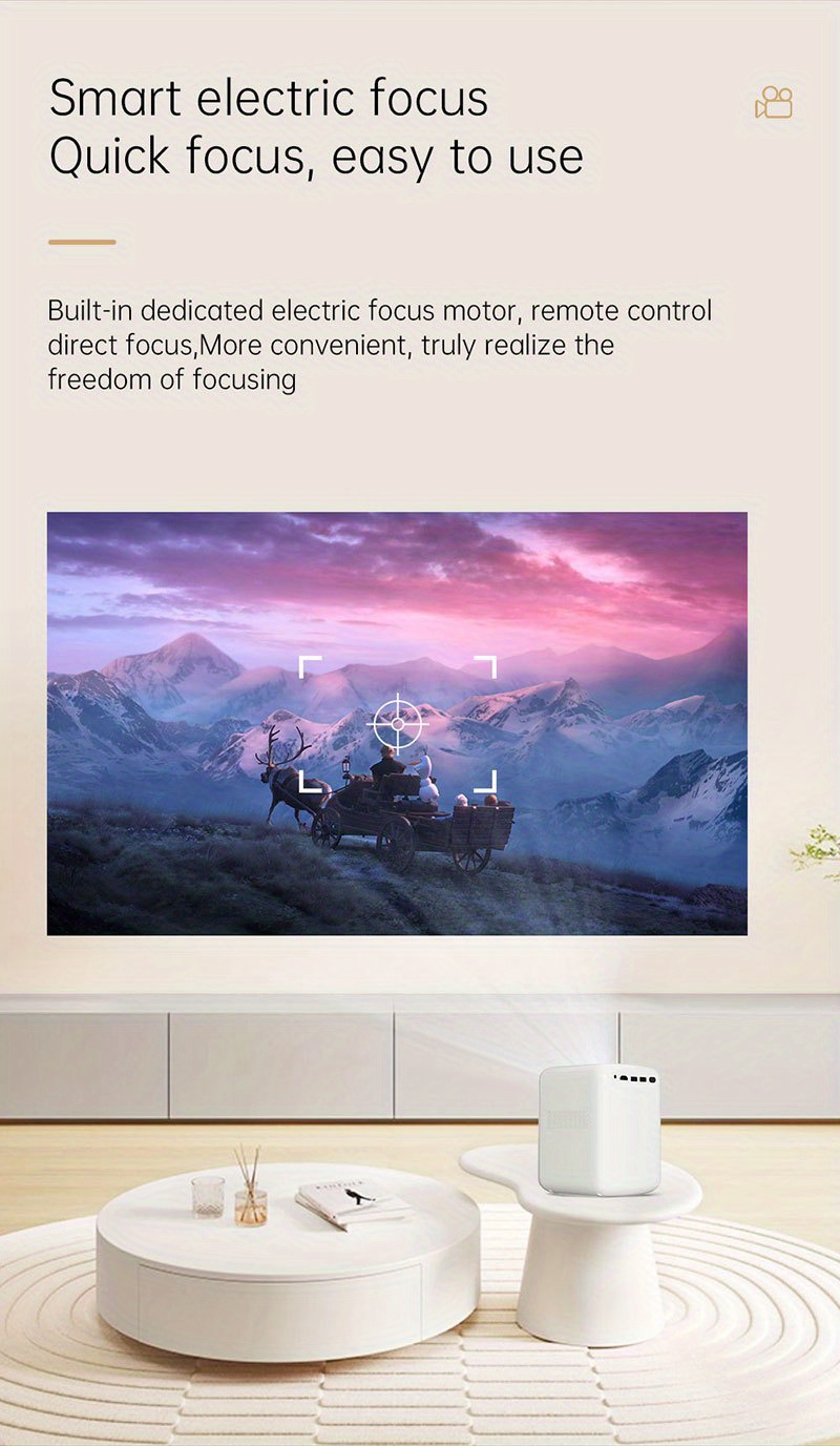 mini wifi projector t6 hd 1080p 6000lux portable wireless mirorring screen for smartphone electric focus compitable with pc tv box laptop tv stick ps4 details 5