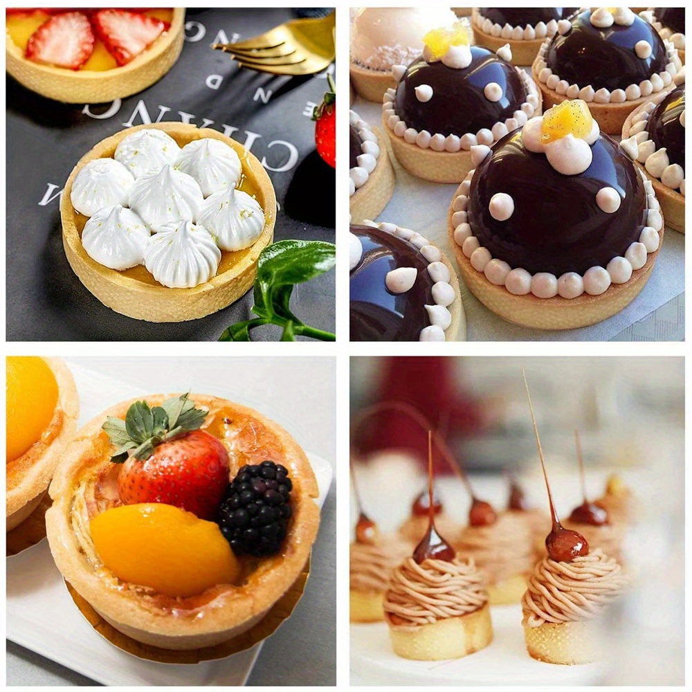Tart Ring Stainless Steel Tartlet Mold Circle Cutter Pie Temu