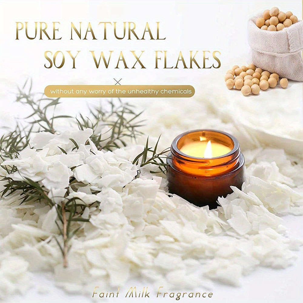 100% Pure Soy Wax Candle Materials Wax Candle Making - Temu